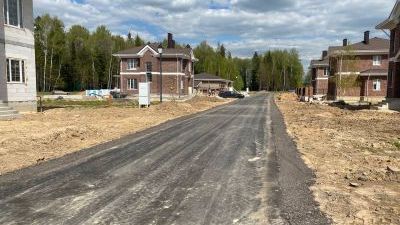 Асфальтирование дорог первой очереди